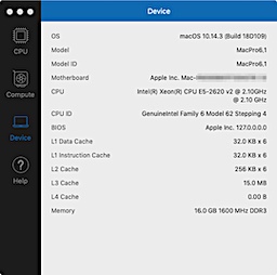 E5-2620 v2の詳細